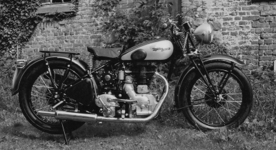 Kurbelwellenlagerung umgebaut Royal Enfield 1940